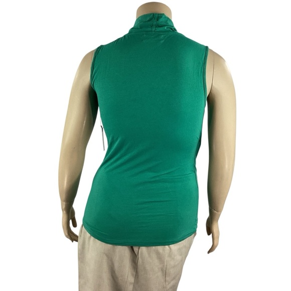 Velvet by Graham & Spencer Adelise Wrap Tank Top Green Tile XL - Picture 5 of 7